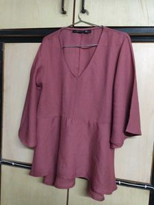 Stylish V-Neck Bell Sleeve Top