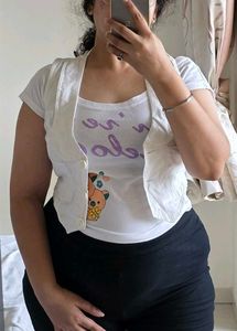 Classic White Vest Top