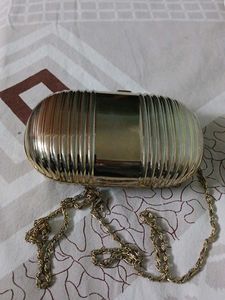 Elegant Metallic Clutch