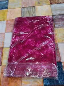 Beautifully Embroidered Rani pink nighty