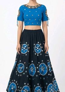 Chaniya Choli Skirt Crop Top Blouse Dance Navratr