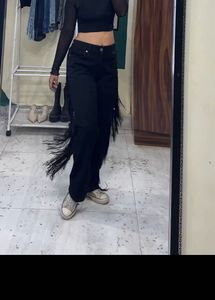 Fringe Jeans -Rare Unique &amp; Stylish Pair