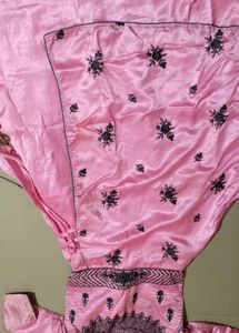 Pink Embroidered Kurta Set