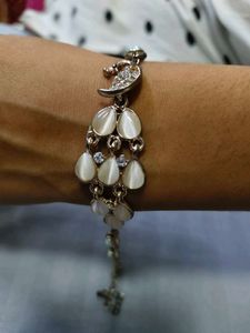 Elegant Bracelet with Peacock Charm