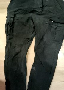 Men's Black Cargo Pants