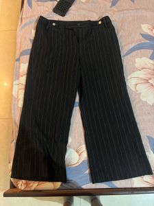 Pinstripe Wide Leg jorts