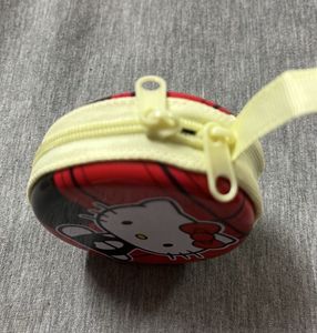 Hello Kitty Tartan Coin Pouch