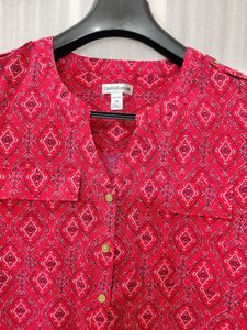Pink Shirt Model Top