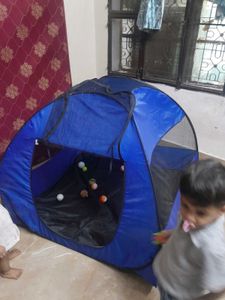big blue play tent for kids