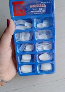 Artificial Fake Nails (100 Piece)💅 with Glue