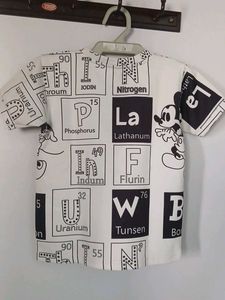 Mickey Mouse Science Print T-Shirt