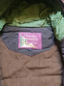 Stylish Men's Brown Winter Jacket brand Thursday I