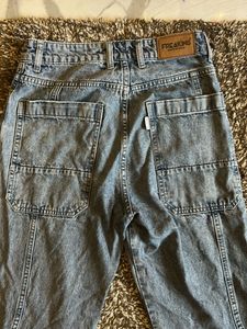 Stylish Acid Wash Denim Jeans