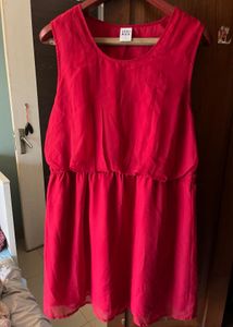 Vero Moda Red Sleeveless Dress