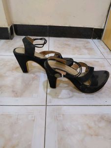 Black Cross-Strap Heels