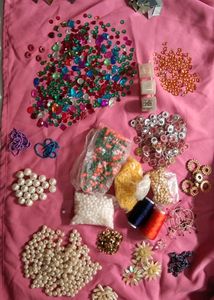 Many Items For Decoration, Crafts, Work.And Other