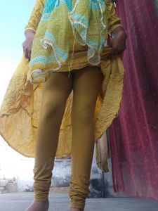 Yellow Printed Kurta Set with Dupatta