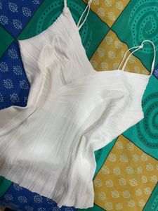 Flowy White y2k top