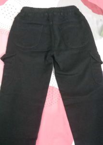 Stylish Black Cargo Pants for girl