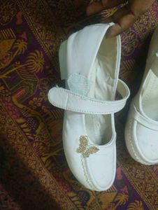 Girls White Mary Jane Shoes