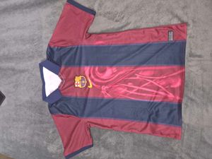 FC BarcelonaxTravis Scott Jersey/T-Shirt – Red & N