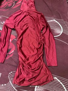 Chic Red Bodycon Mini Dress