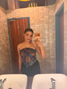 Boho Sun &amp; Moon Print Tube Top
