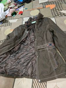 Stylish Brown Belted Jacket winters kids