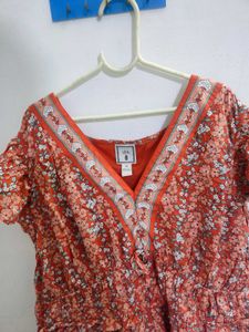 Boho Floral Print Summer Dress