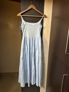 Light Blue Midi Dress