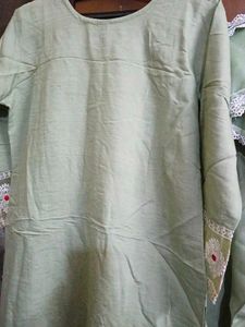 Embroidered Kurta Set with Dupatta