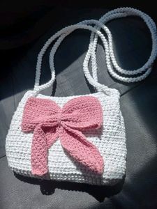 Crochet Bow Bag
