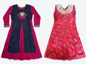 Combo of 2 Ethnic Party Dresses