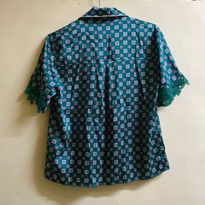 Chic PJ Top with Lace Detail