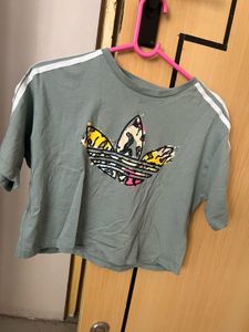 Adidas and Harpa brand Cropped T-Shirt