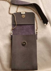 Suede Crossbody Bag