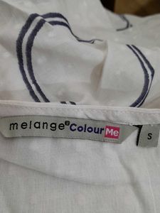 Off White Printed A Line Kurta For Women's