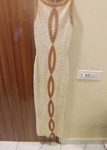 Sequin Embellished Evening Gown