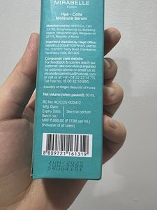 Mirabelle Hya-Colla Moisture Serum