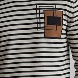 Men's Striped Crew Neck Sweater