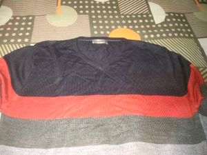 Striped V-Neck Sweater