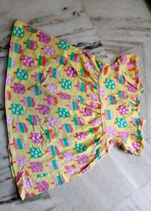 🌼 Ice Cream Print Dress