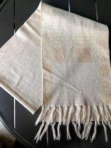 Men's Muffler Light Beige Color