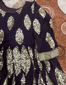 Elegant Purple Embroidered Kurta Set
