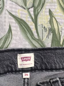 Levi's Grey Wash Wide Leg Jeans