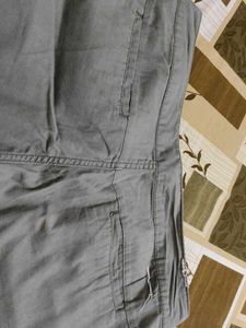Grey Casual Shorts