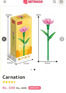DIY Lego Flower - Carnation