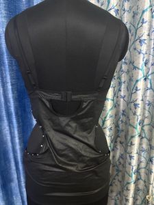 Sparkly Black Mini Dress