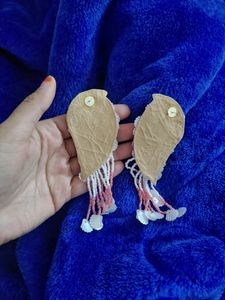 Unique Beaded Statement Earrings
