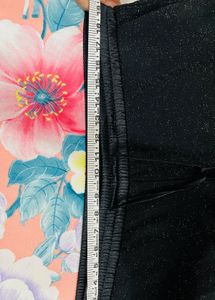 Sparkly Black Joggers
